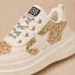 Baskets pailletées étoile pour filles – Chaussures décontractées tendance à semelle épaisse et confortables toute la journée