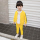 Autumn Chic: Adorable Cotton Zipper Jacket + Pants 2pcs Set for Baby Girls - Trendy Tracksuit for Your Little Fashionista!