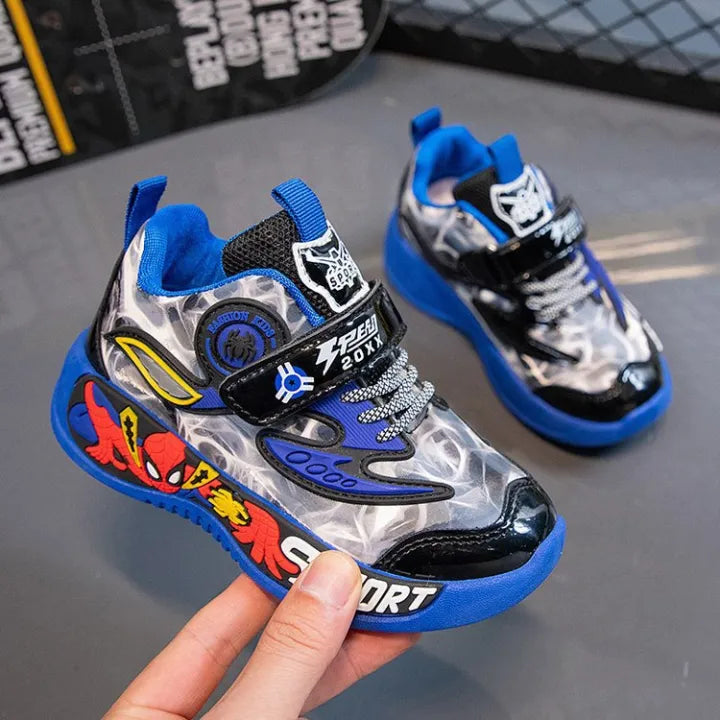 2023 Sneakers Children Casual super hero shoes with cool print