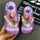 Princess Girls’ Summer Sandals with Pearls & Roses – Elegant Comfort