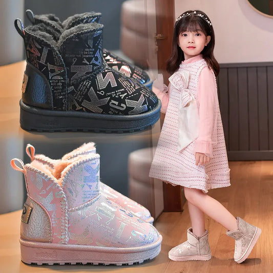 Girls' Luxury Waterproof Casual Shoes Autumn Winter 2025