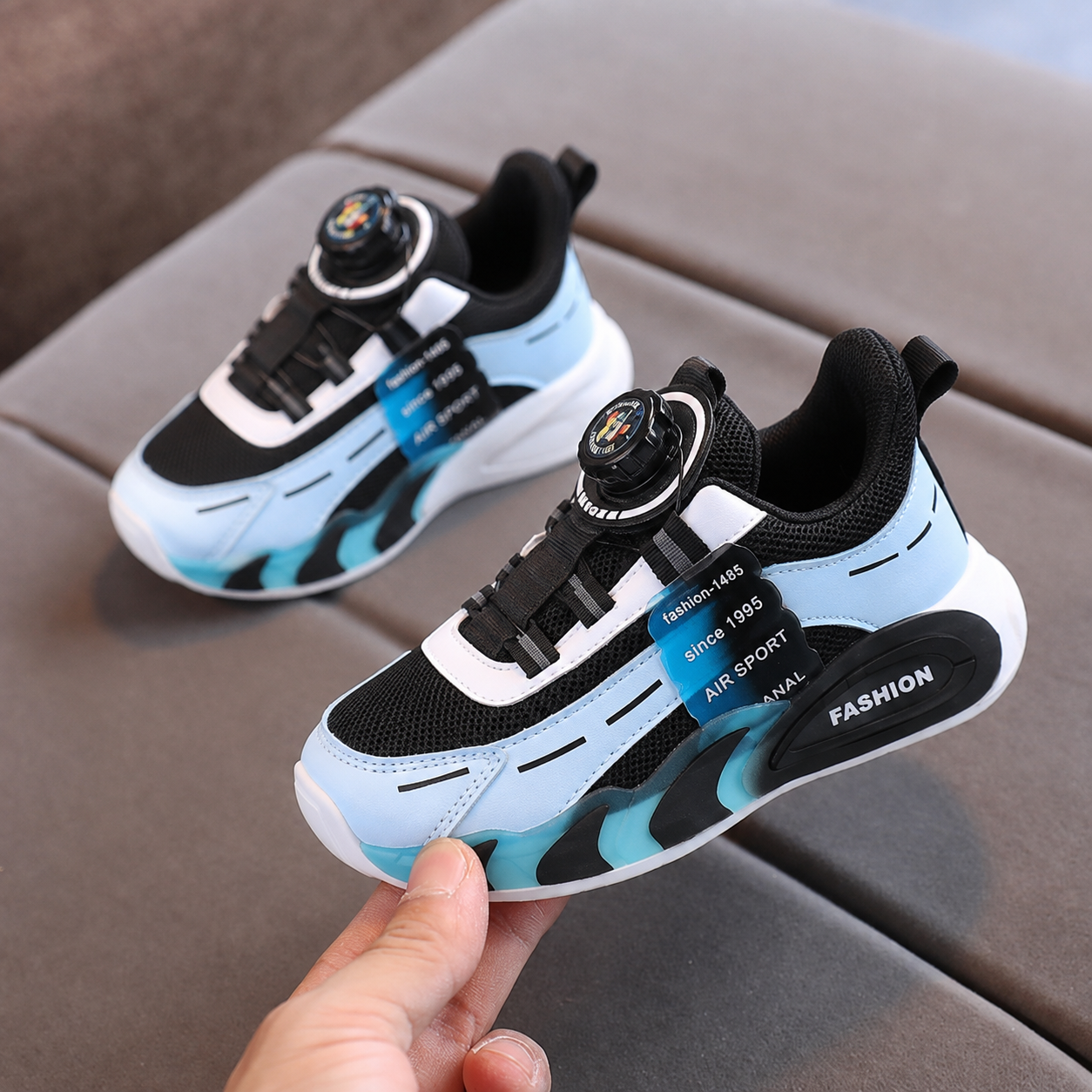 Comfort, style, and practicality — the perfect sneakers for active kids.