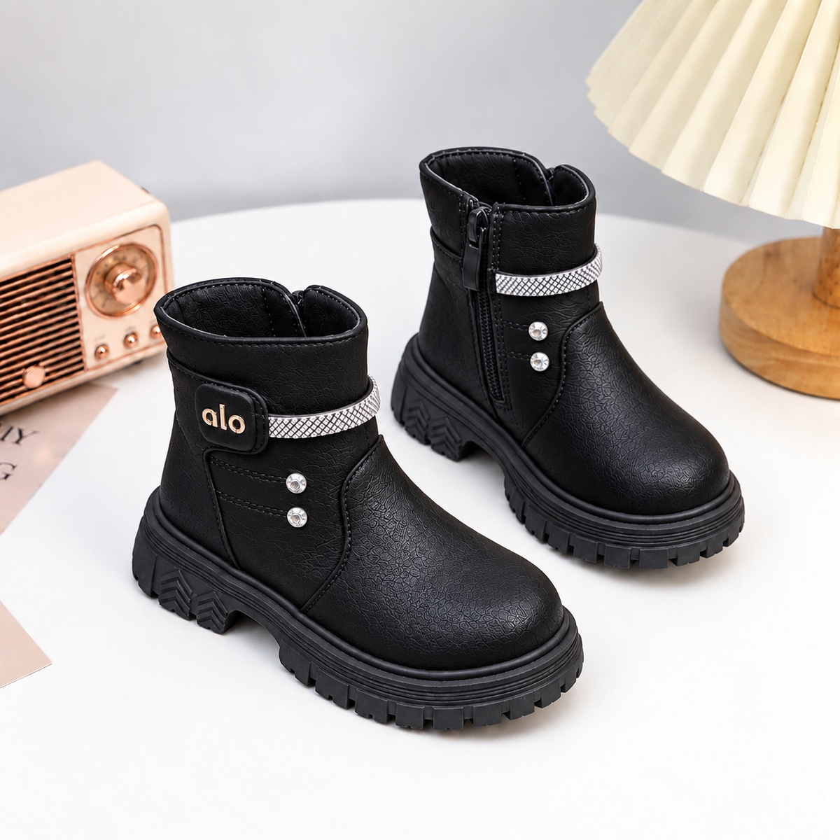 Girls’ Chic Ankle Boots – Stylish Comfort for Every Little Step