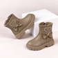 Girls’ Sweetheart Bow Ankle Boots – Stylish & Comfortable Everyday Boots
