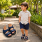 Kids Lightweight Sport Sandals – Adjustable Hook & Loop Summer Shoes