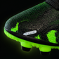 Kids’ Lightweight Football Cleats – Black & Neon Green