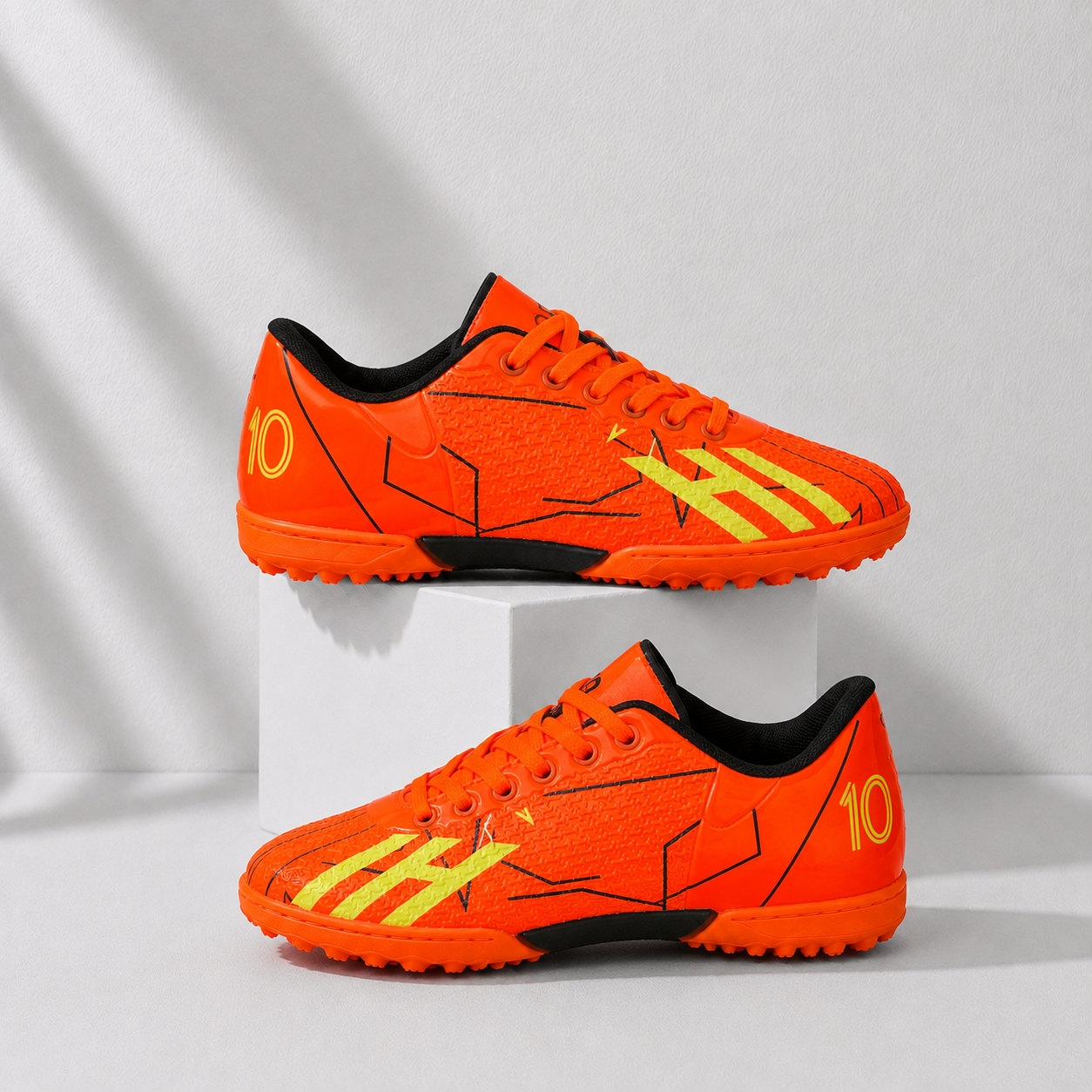 Kids’ Turf Football Shoes – Lightweight Lace-Up Soccer Cleats