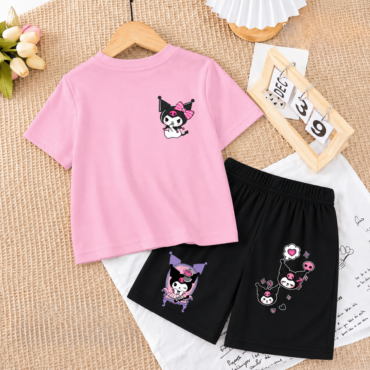 Ensemble 2 pièces Kuromi Princesse pour enfants