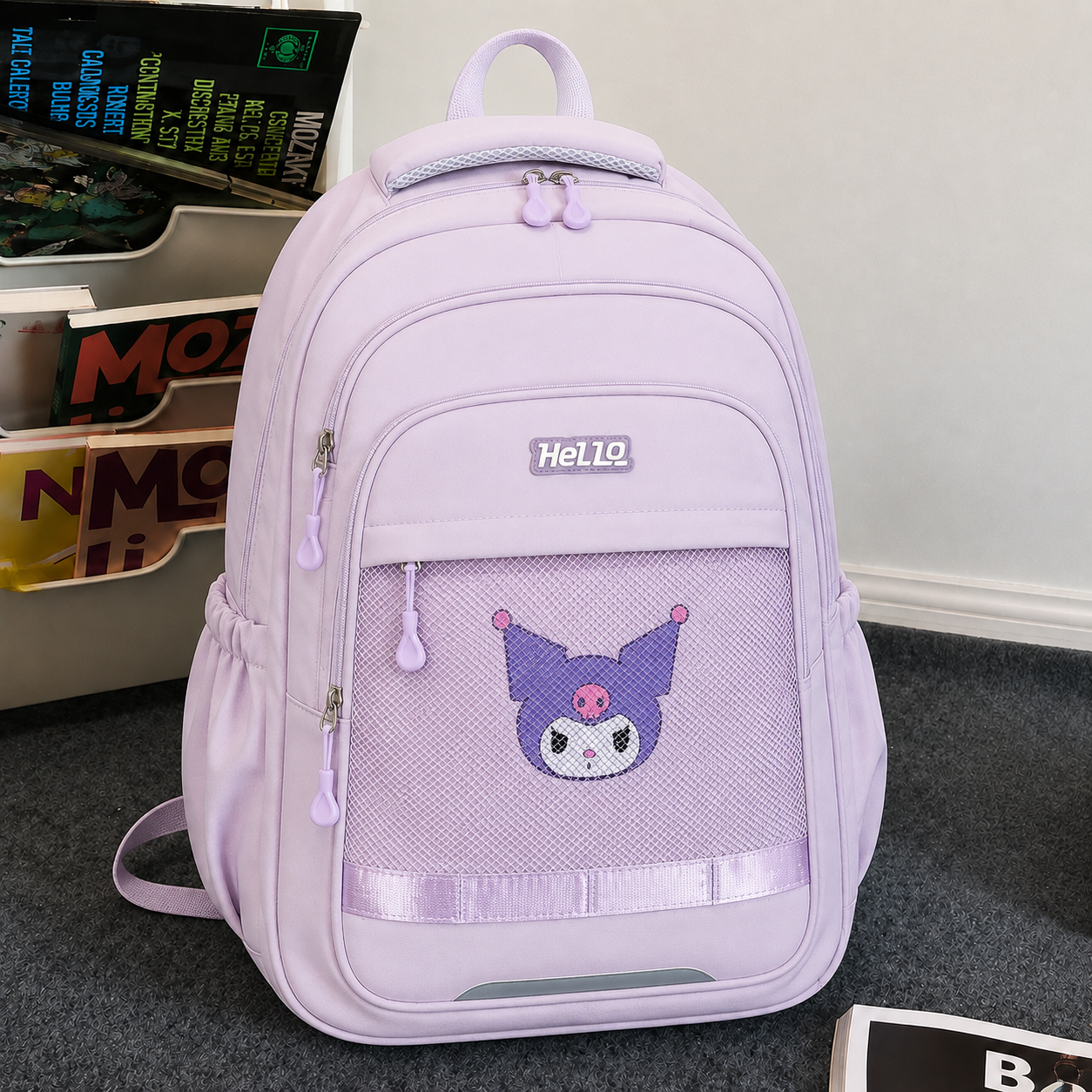 Kids' Casual Backpack – Cute Character School Bag