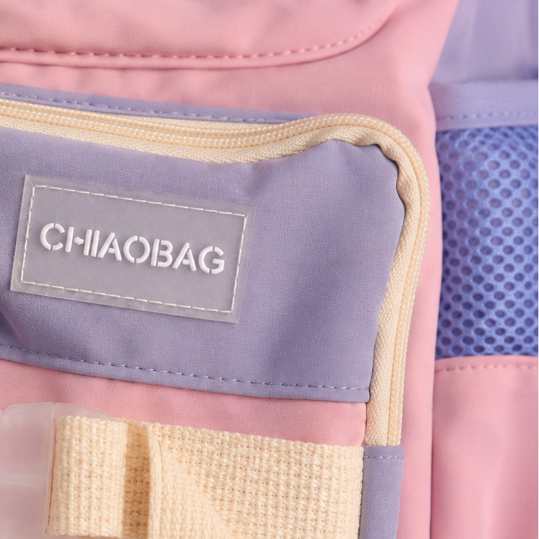 Kids Pastel Bear School Backpack – Multi-Pocket Cute & Practical Design