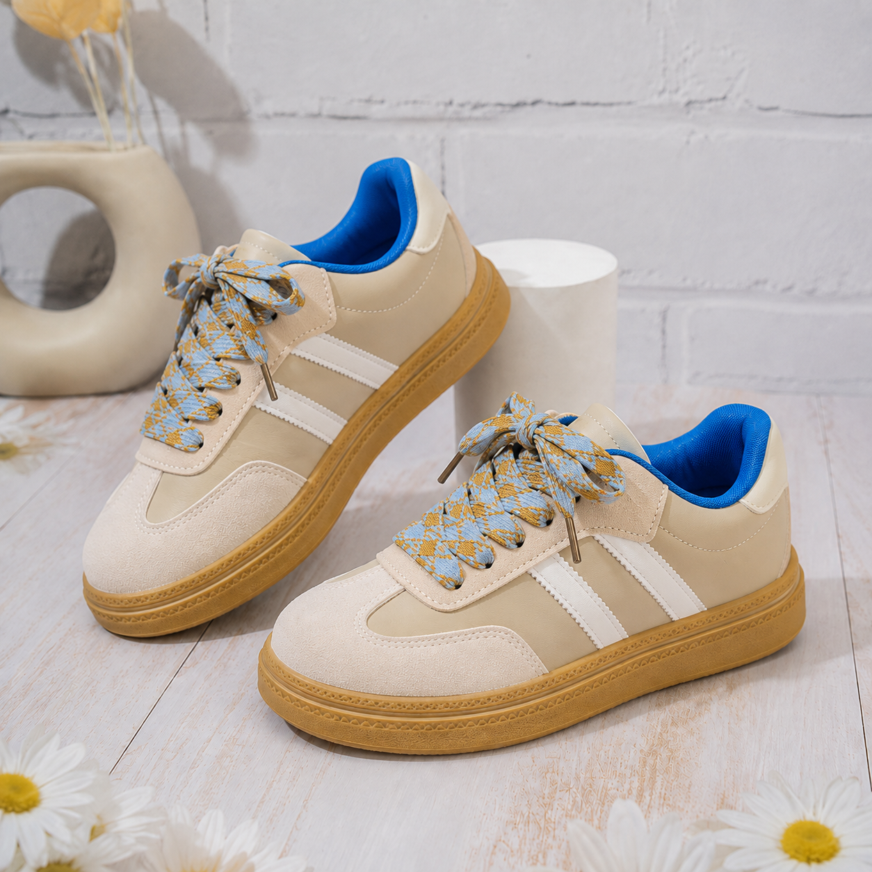 Kids Casual Lace-Up Sneakers – Lightweight, Comfortable & Durable Everyday Shoes for Boys & Girls