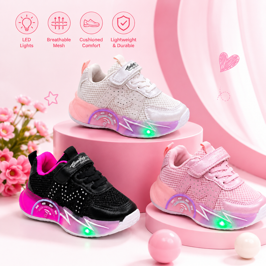 SparkStep™ Kids LED Light-Up Sneakers – Comfort, Style & Magic in Every Step