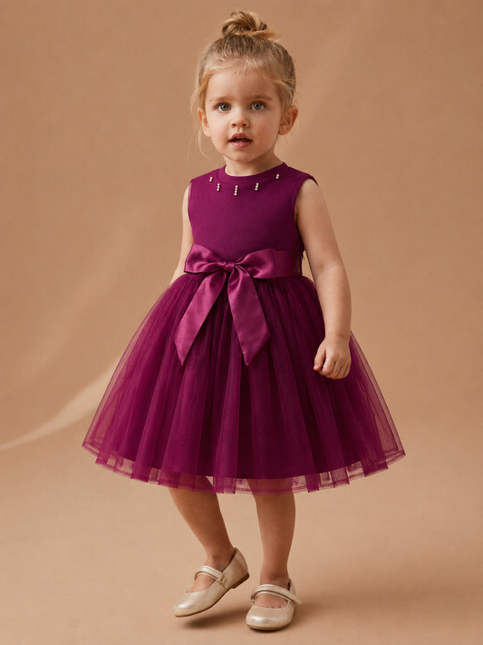 Robe  élégante en tulle Berry pour filles