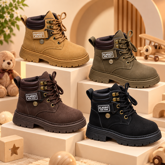 Boys’ Classic Adventure Boots – Rugged Comfort & Everyday Style