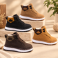 Bottes d’hiver montantes et chaudes pour enfants – Chaussures décontractées à lacets 