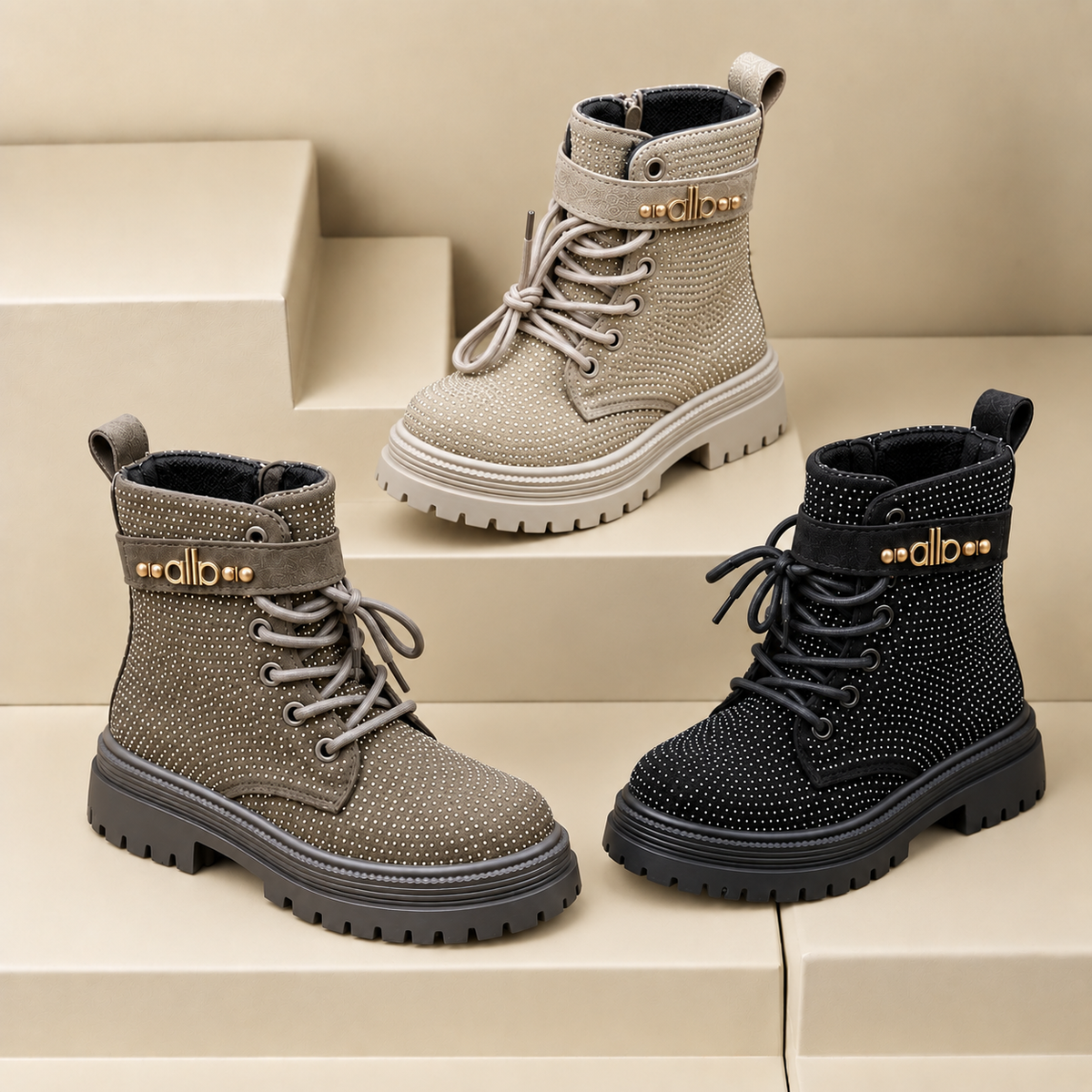 Bottes montantes pour filles Sparkle Step – Le confort stylé au quotidien