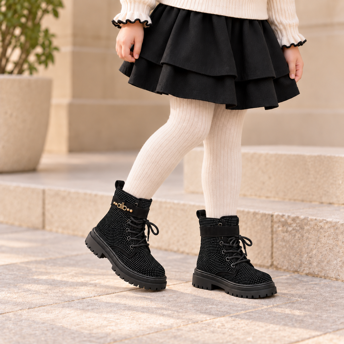Bottes montantes pour filles Sparkle Step – Le confort stylé au quotidien