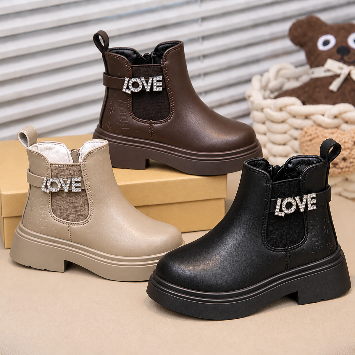 Boots Chelsea chic pour filles – Style, confort et assurance
