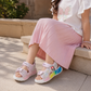 Kids LED Light-Up Rainbow Sport Sandals – Lightweight, Soft & Comfortable Summer Sandals