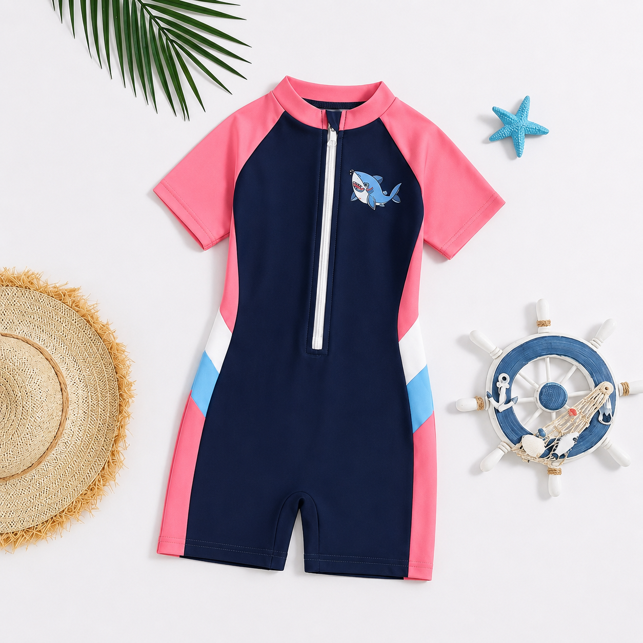 Maillot de bain requin pour enfants – Maillot de bain une pièce anti-UV