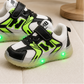 Kids’ LED Light-Up Sneakers with Adjustable Velcro Strap