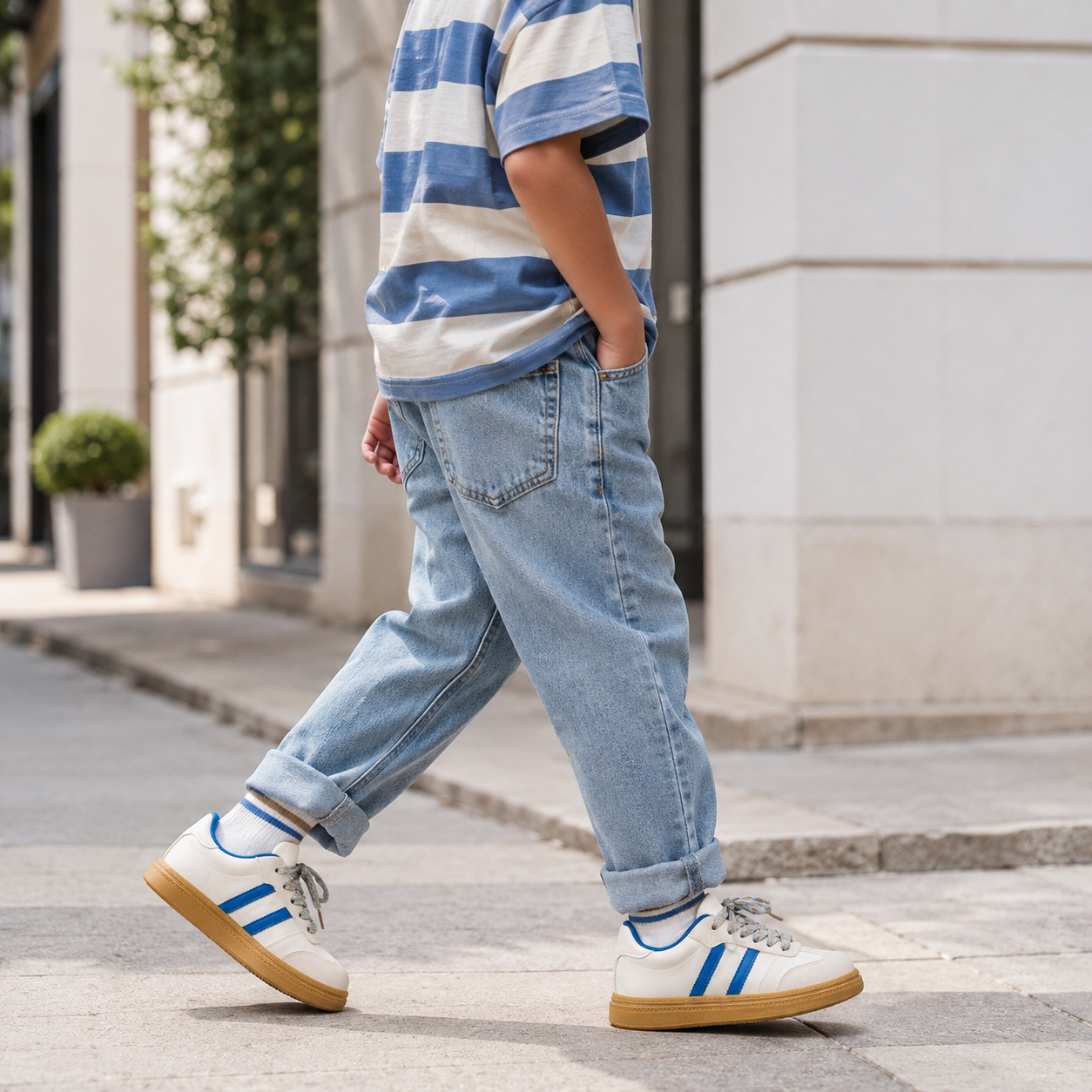 Kids Casual Lace-Up Sneakers – Lightweight, Comfortable & Durable Everyday Shoes for Boys & Girls