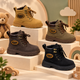 Boys’ Rugged Lace-Up Adventure Boots