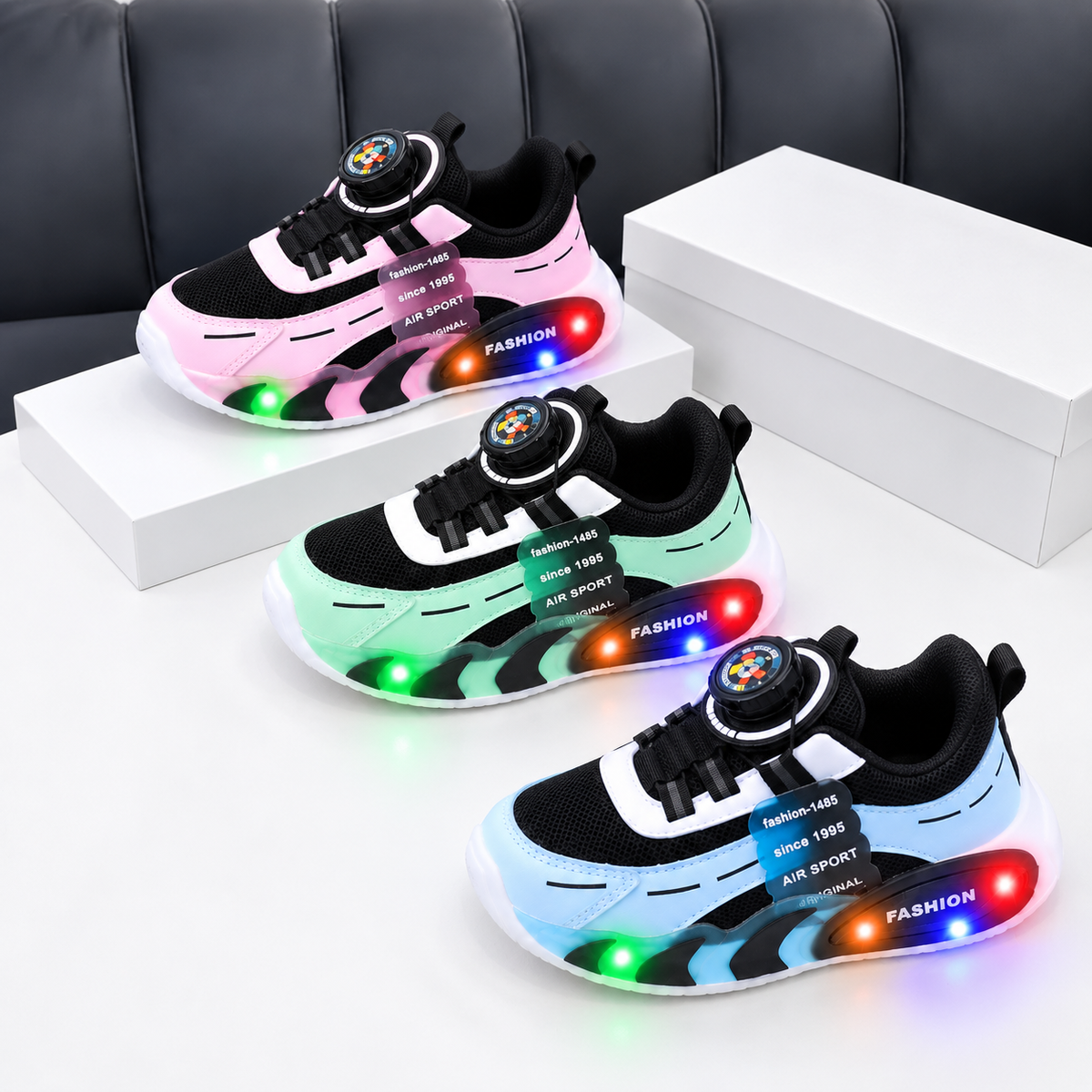Illuminez Chaque Pas avec les Baskets LED pour Enfants ✨👟