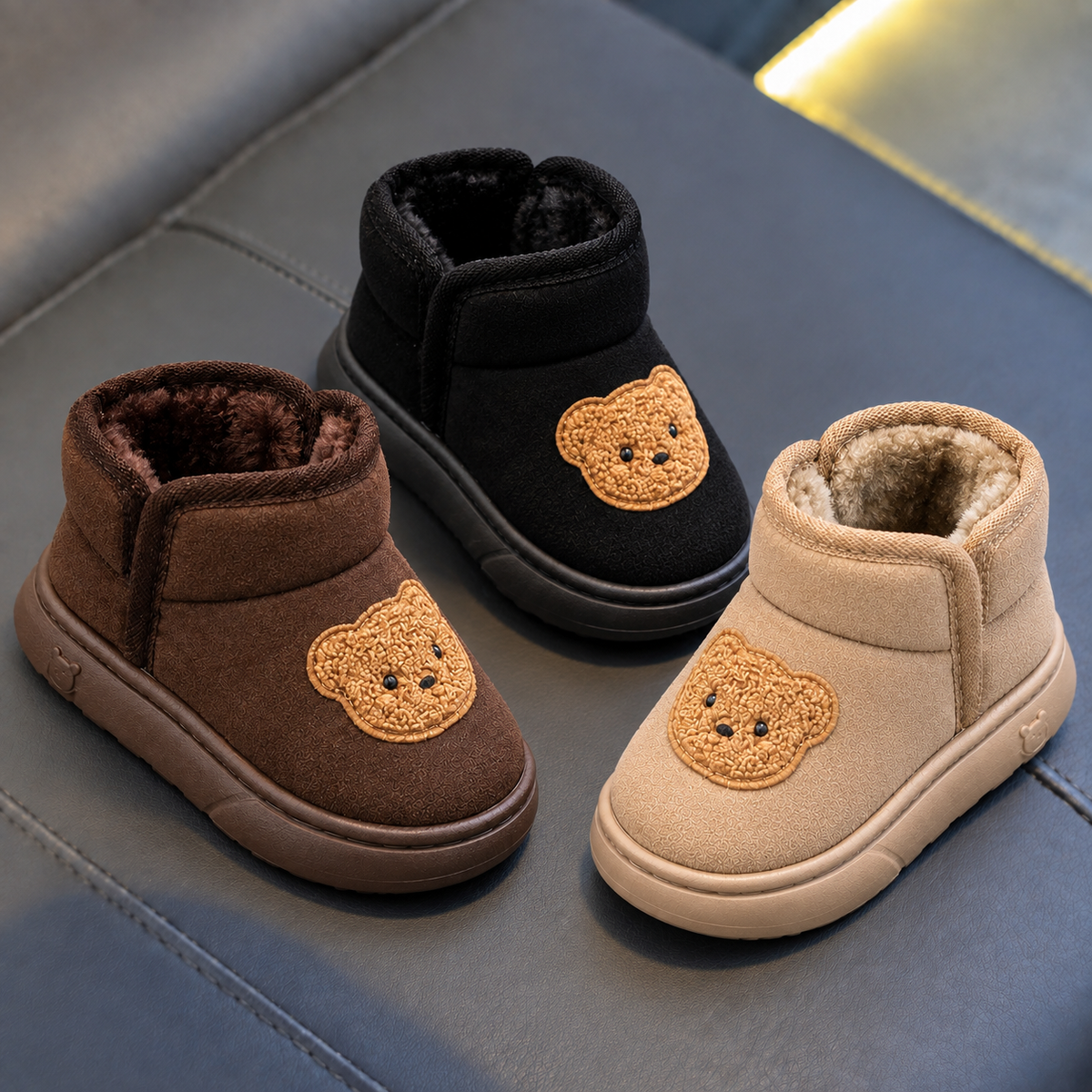Bottes d’hiver douillettes pour enfants – Chaleur, confort et style au quotidien
