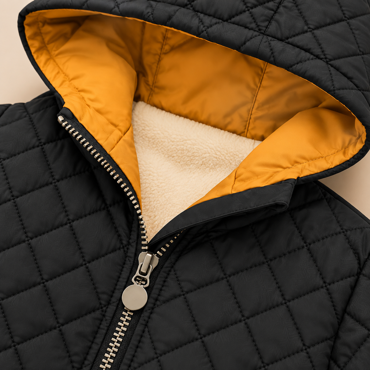 Kids’ Quilted Hooded Jacket – Cozy Warmth for Everyday Adventures
