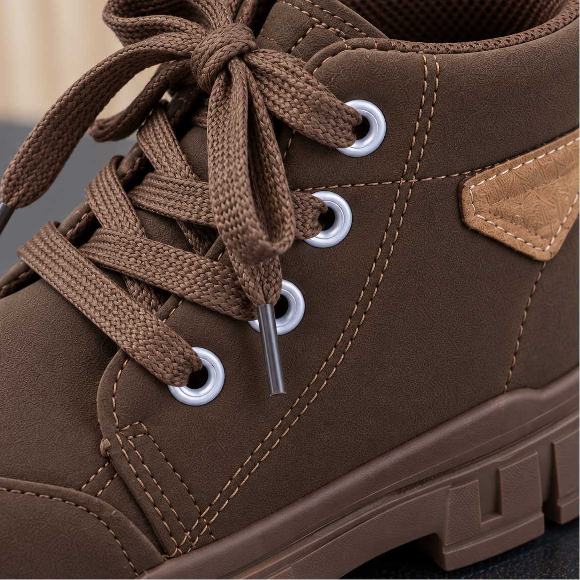 Kids’ Lace-Up Ankle Boots — Everyday Style in Classic Colors
