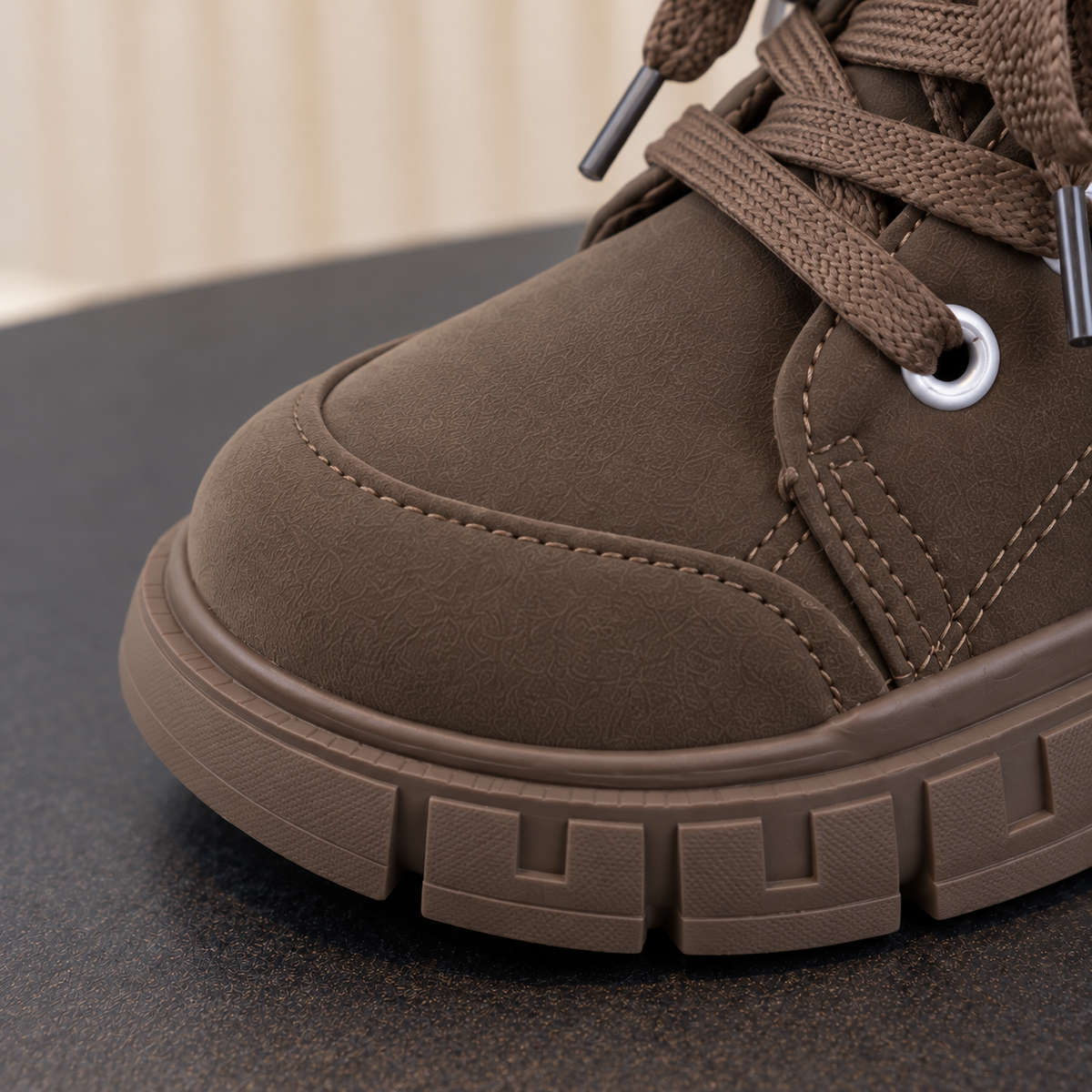 Kids’ Lace-Up Ankle Boots — Everyday Style in Classic Colors