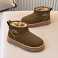 Bottines pour enfant doublées en polaire avec fermeture zippée latérale