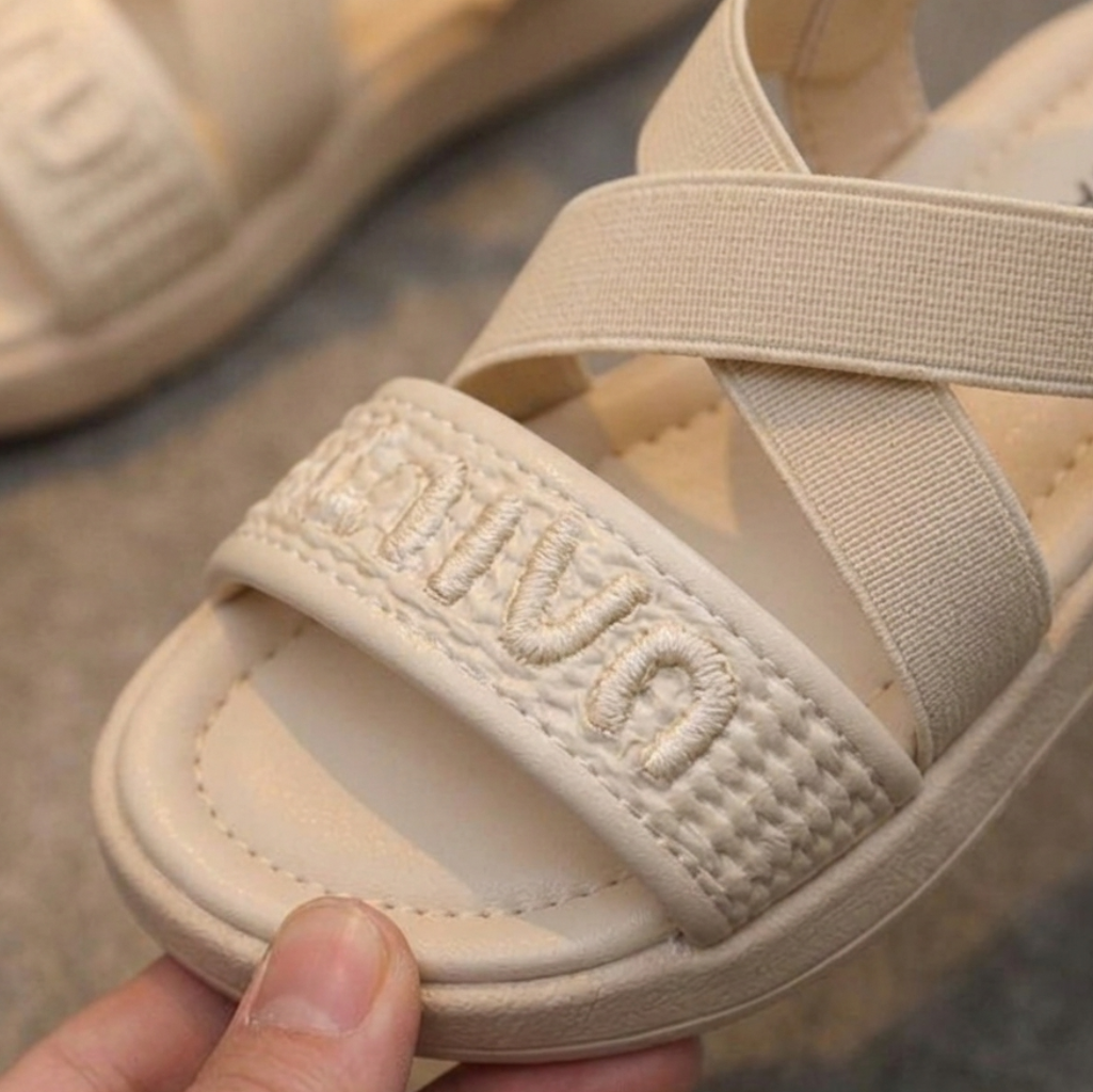 Sandales confortables à brides croisées pour filles