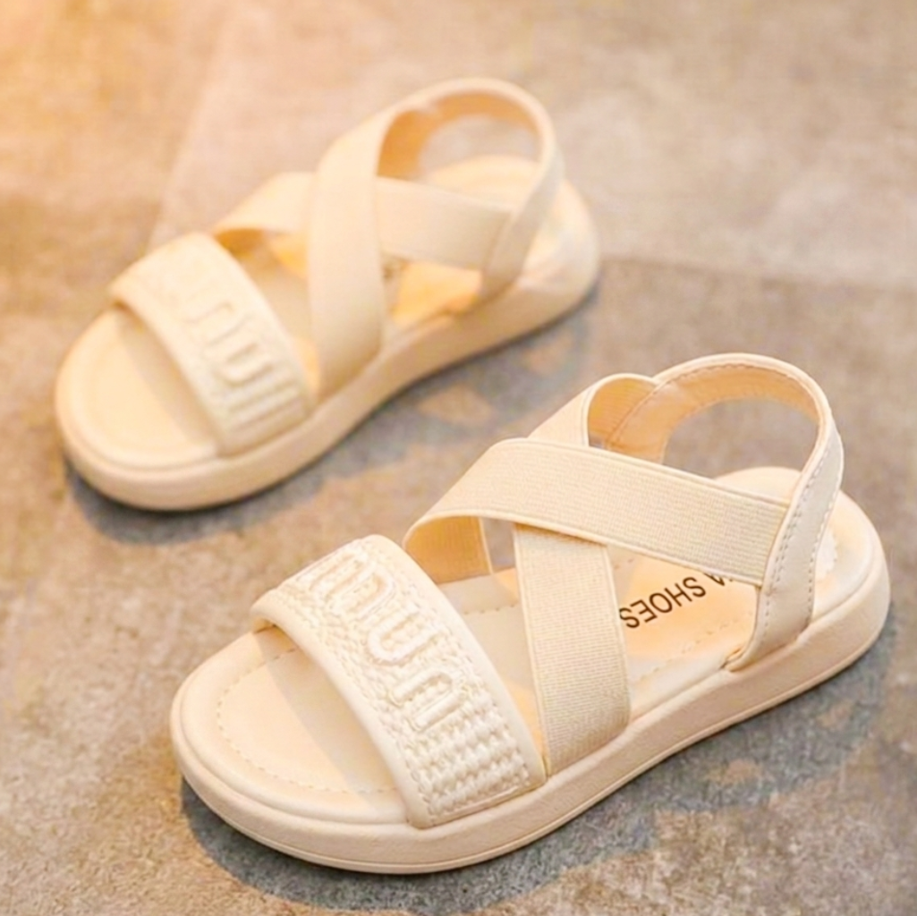 Sandales confortables à brides croisées pour filles