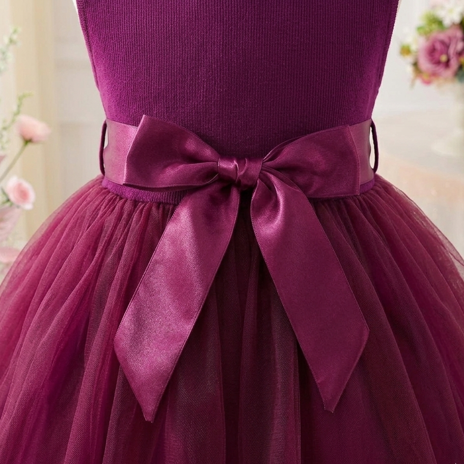 Robe  élégante en tulle Berry pour filles