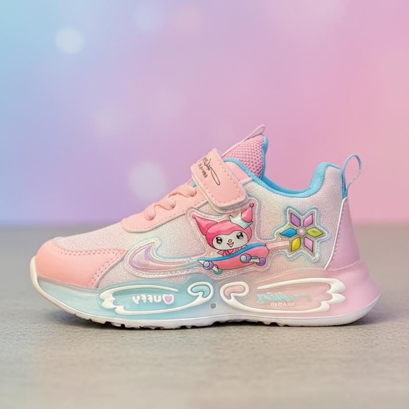 Baskets LED magiques DuffyGlow pour filles