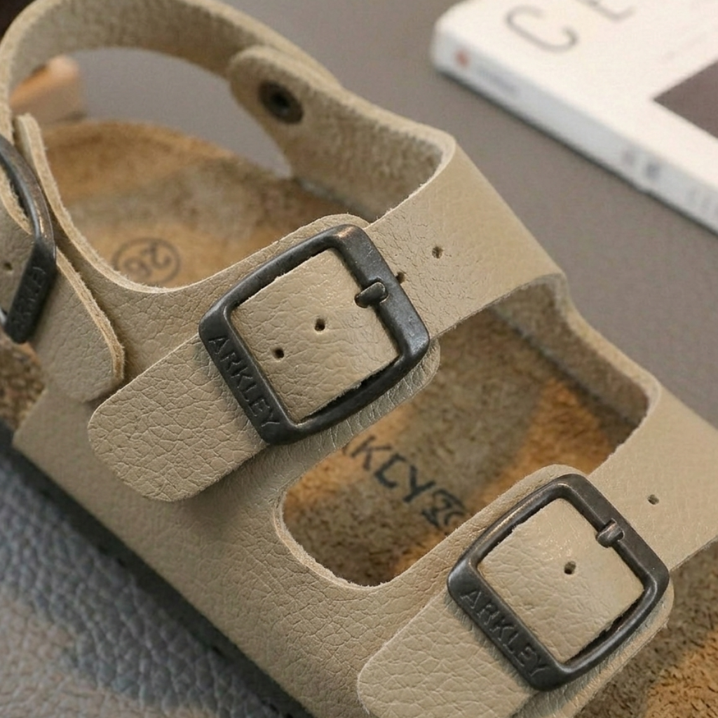 Kids Double-Buckle Comfort Sandals – Adjustable Summer Shoes