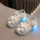 Girls LED Light-Up Sandals – Cute Bow Summer Shoes with Glowing Sole