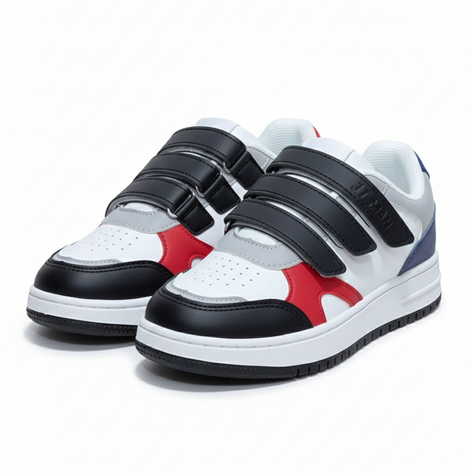 Kids Casual Sneakers with Velcro Closure – Stylish & Comfortable