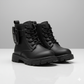 Bottes pour filles : coupe ajustée à lacets, semelle crantée 