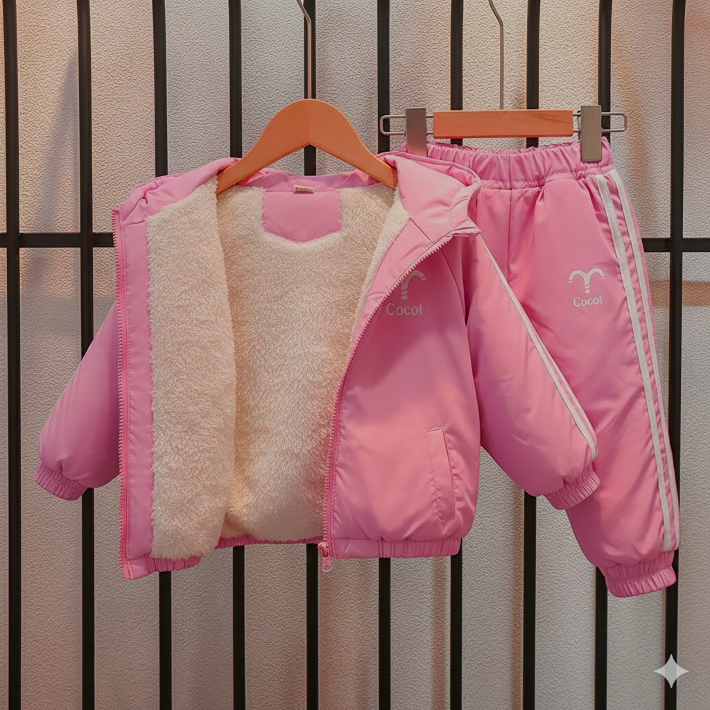 Ensemble unisexe 2 pièces pour enfants – Haut et pantalon en coton doux, tenue décontractée et confortable pour garçons et filles