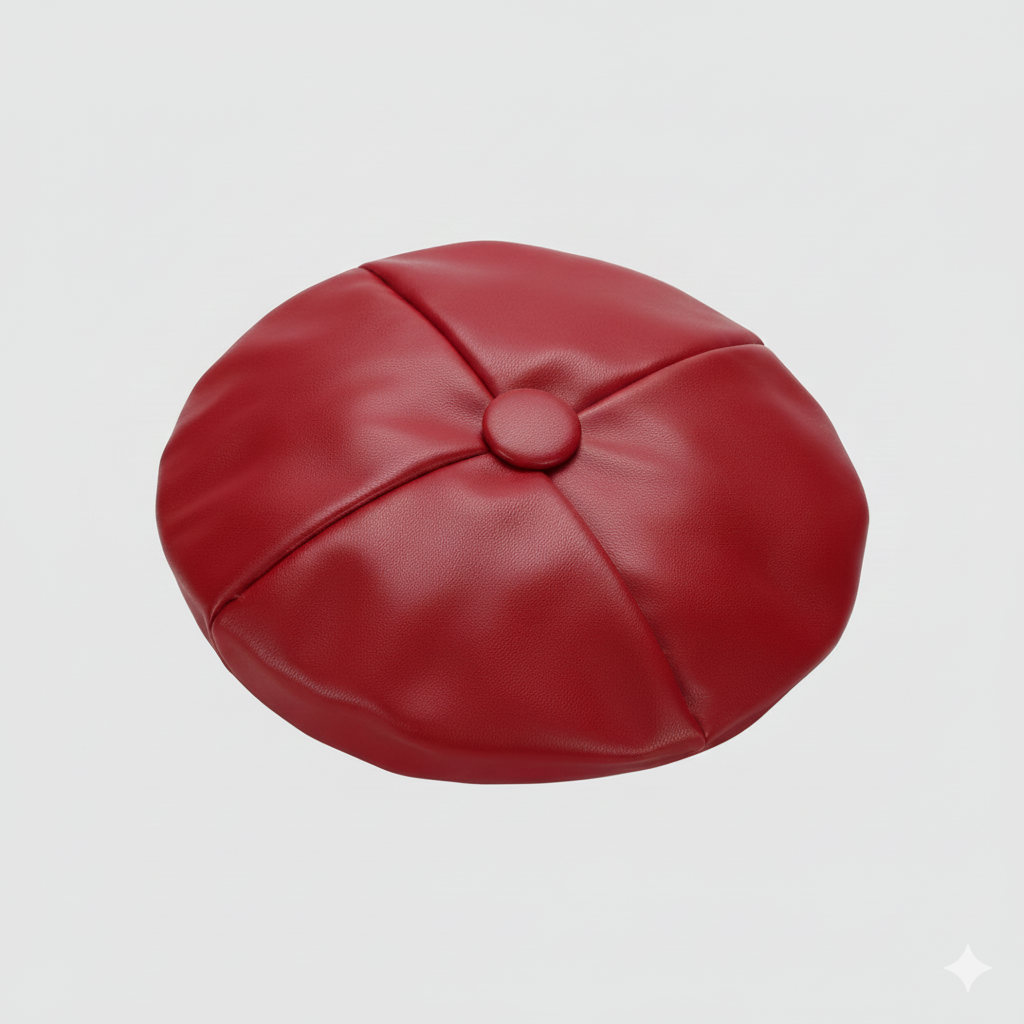 Ensemble d'hiver élégant pour fille : gilet en fausse fourrure, haut à manches bouffantes, jupe plissée et béret assorti