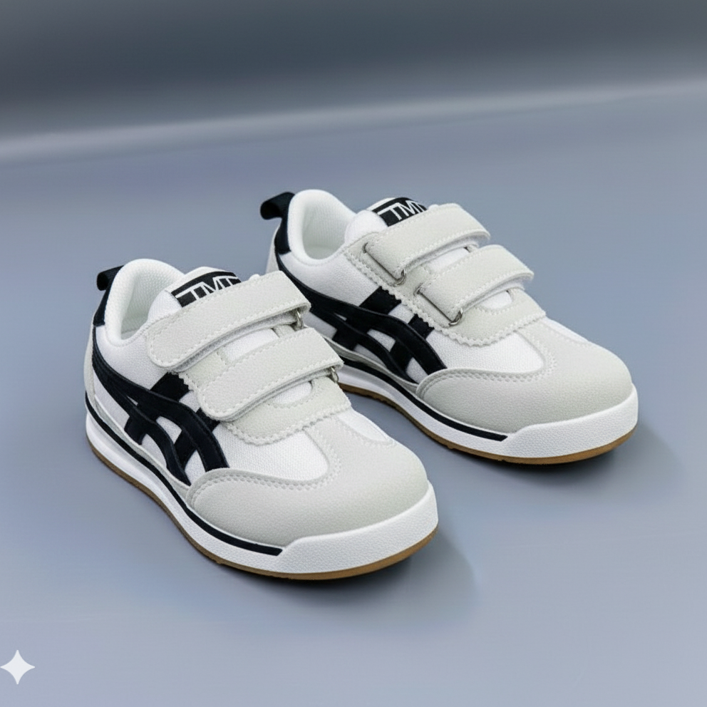 Kids Casual Sport Sneakers with Velcro Straps – Lightweight & Comfortable