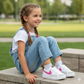 Baskets basses classiques pour enfants – Chaussures confortables pour tous les jours