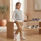 JLMAN Kids Premium Retro Court Sneakers - Uncompromising Everyday Style for Girls and Boys
