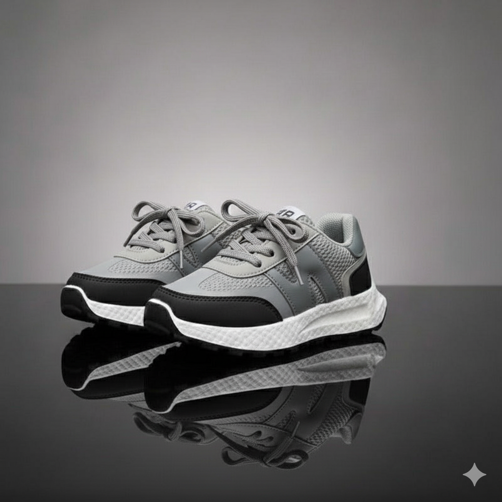 Fashionable children's sneakers made of high-quality materials - comfortable and lightweight for walking and playing