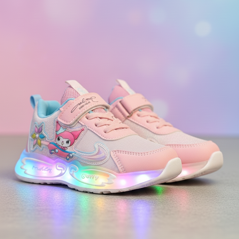 Baskets LED magiques DuffyGlow pour filles