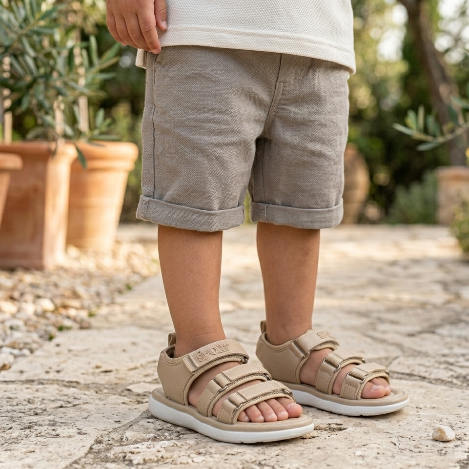Sandales sport pour enfants – Chaussures d'été légères à velcro