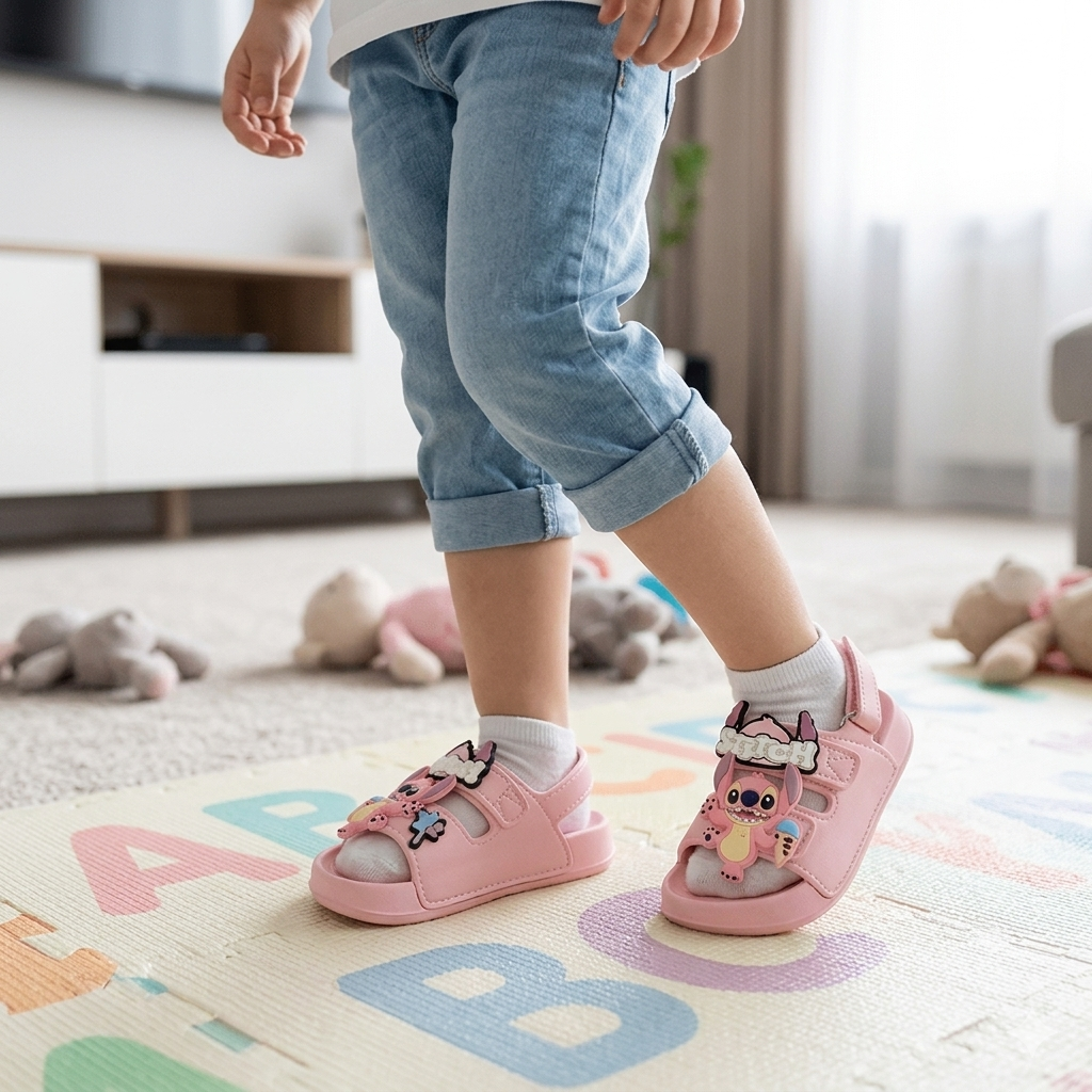 Kids Cartoon Summer Sandals Set